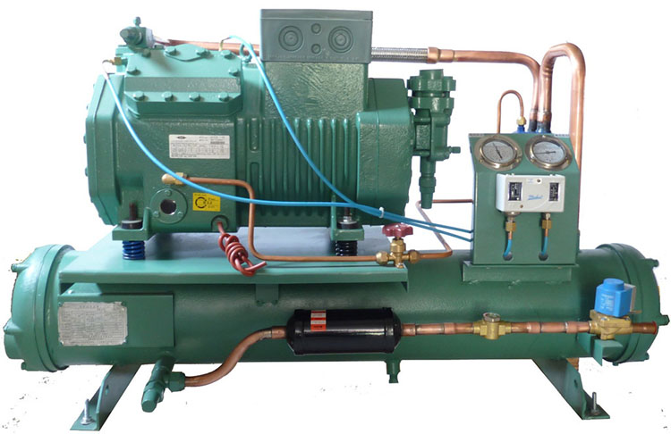 比澤爾型4tcs-8.2冷庫(kù)水冷制冷機(jī)組